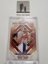 2020 Bobby Witt Jr Elite Extra Edition Prospect Materials Patch RC PM-BW (37/49)