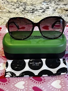 NEW kate spade new york TAMERA/F/S 086HA HAVANA 59mm Sunglasses - Picture 1 of 14