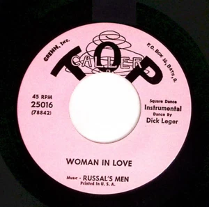 RUSSAL'S MEN – WOMAN IN LOVE TOP CALLER VINYL 45 80-1 - Picture 1 of 4