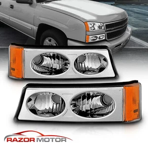 Luces de parachoques para camioneta Chevy Silverado Avalanche 1500/2500 2003 2004 2005 2006 - Imagen 1 de 8