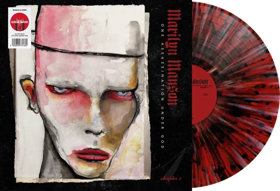 Marilyn Manson One Assassination Under God Chapter1 Lp RedSplatter Vinyl . - Image 1 of 1