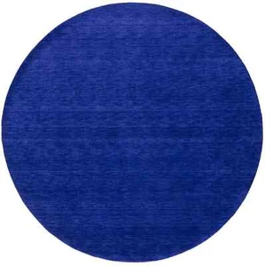 Solid Royal Blue Modern Design 8X8 Indo-Gabbeh Oriental Rug Home Decor Carpet - Picture 1 of 12