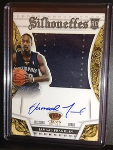 2013/14 PANINI PREFERRED JAMAAL FRANKLIN #389 SILHOUETTES AUTO JERSEY 43/99 Made - Picture 1 of 1