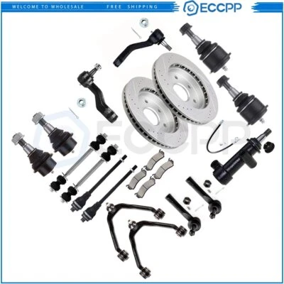 Brazo de control superior delantero suspensión freno rotor pastilla para GMC Yukon XL 1500 2000-06 Foto 1 de 4