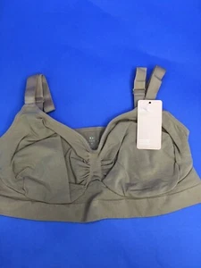 Feelingirl Sports Bra XXL Beige Nude Smooth Seamless Comfort Wireless Women - Picture 1 of 2