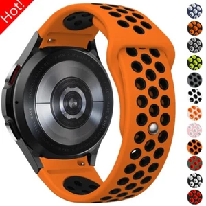 Für Samsung Galaxy Watch 7 6 5 Classic 40/44/46/42/43/47mm Sport Silikon Armband - Picture 1 of 65