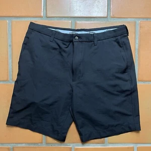 Callaway Chino Shorts Mens Black Solid Golf Flat Front Size 36 - Picture 1 of 8