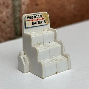 Vintage 50s T Cohn Marx Westgate Batteries Display Service Station Gas Playset - Picture 1 of 15