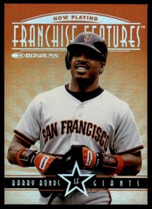 1997 DONRUSS FRANCHISE FEATURES /3000 BARRY BOND VLADIMIR GUERRERO