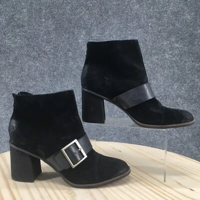 Botas Korks By Kork Ease para mujer 9 M Denoon cremallera botín negro gamuza tacones Foto 1 de 4