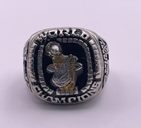 Nba Miami Heat 2012 Championship Replica Ring Silver World Champions 06โ Family Cover