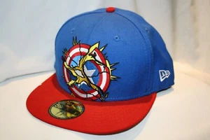 Captain America DC Marvel Comics Hero New Era 59FIFTY Character Basic FITTED CAP - Picture 1 of 4