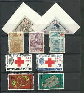 CRUZ ROJA, 4 COMPLETO DIFERENTES MH MNH USADO - Imagen 1 de 1