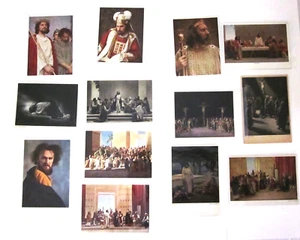 Passion Play 1930 & 1950 Oberammergau Germany Official Postcards Lot of 13 NOS - Picture 1 of 6