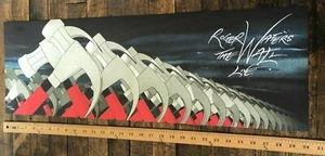 IMPRESIÓN DE PÓSTER VINTAGE Roger Waters The Wall Martillos Numerados Vivos BUFANDA EDICIÓN LIMITADA. - Imagen 1 de 4