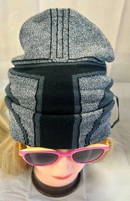 Disney Star Wars The Mandalorian Gorro Gorra Gris Y Negro Genial Foto 1 de 4