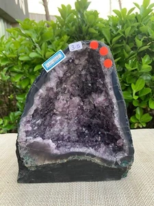 7.72LB Large Natural Amethyst Geode Cathedral Crystal Cluster Specimen Healing - Picture 1 of 12