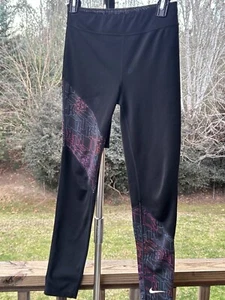 Nike Girls Extra Large Gray Pastels Color Block Dri-FIT Tight Fit Legging - Picture 1 of 18