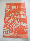 Partition Croche Notes Dans L'bar Beau Plissés D'accordéon Di Davani Java