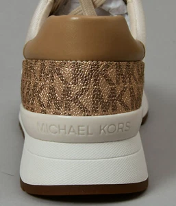 MK Michael Kors Beige Weiß Gr. 38 Allie Trainer Vanilla Multi Low-Top Sneaker - Bild 1 von 20