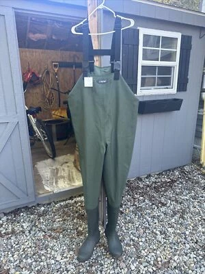 Frogg Toggs Para Hombre Cascadas Bootfoot Poliéster/Goma Tacos Vadeador de Pecho - Talla 10 Foto 1 de 3