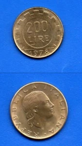 Monete 200 Lire - Ingranaggio - Repubblica italiana - Anni 1970-80  - Foto 1 di 1