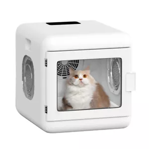 Pet Hair Dryer Box- 6L Ultra Quiet Blow Dryer for Cats & Small Dogs, Fast Drying - Picture 1 of 7