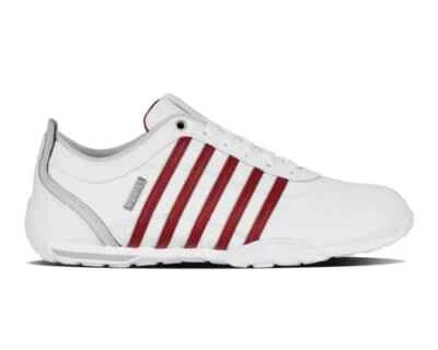 K-Swiss ARVEE 1.5 Herren Weiß Sneakers Echtleder Sportschuhe Alltag 02453-174-M - Bild 1 von 4