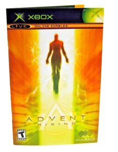 Nur Bedienungsanleitung Advent Rising Majesco Glyphx Double Fine XBOX ohne Spiel - Bild 1 von 4