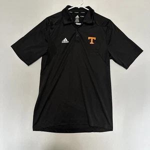 Men’s University Of Tennessee Volunteers Black Polo Shirt Adidas Size Small EUC - Picture 1 of 6