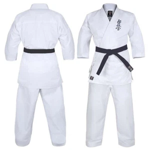 Morgan Sports Kyokushinkai Karate Uniform Gi - 14oz - Brushed Canvas - White - Picture 1 of 40