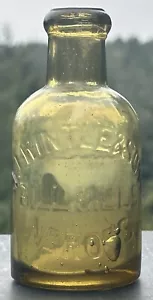 Botella de vidrio de agua mineral A J Wintle & Sons Bill Mills Nr Ross años 1880 - Imagen 1 de 22