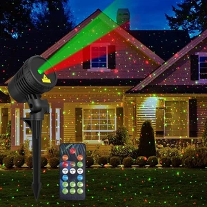 Christmas Projector Lights Outdoor Waterproof with Remote Control - Picture 1 of 7