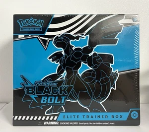 Pokémon TCG Scarlet & Violet Black Bolt Elite Trainer Box ETB Brand New Sealed - Picture 1 of 4