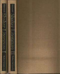 SHAKER LITERATURE: A BIBLIOGRAPHY BY MARY L. RICHMOND, 2 VOLS, 1ST ED, 1977 - Imagen 1 de 2