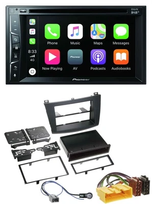 Pioneer MP3 USB DVD Bluetooth DAB 2DIN Autoradio für Mazda 3 (2009-2013) - Bild 1 von 4