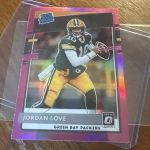 Jordan Love - 2020 Panini Donruss Optic - Rated Rookies #154 Pink Prizm (RC) - Picture 1 of 7