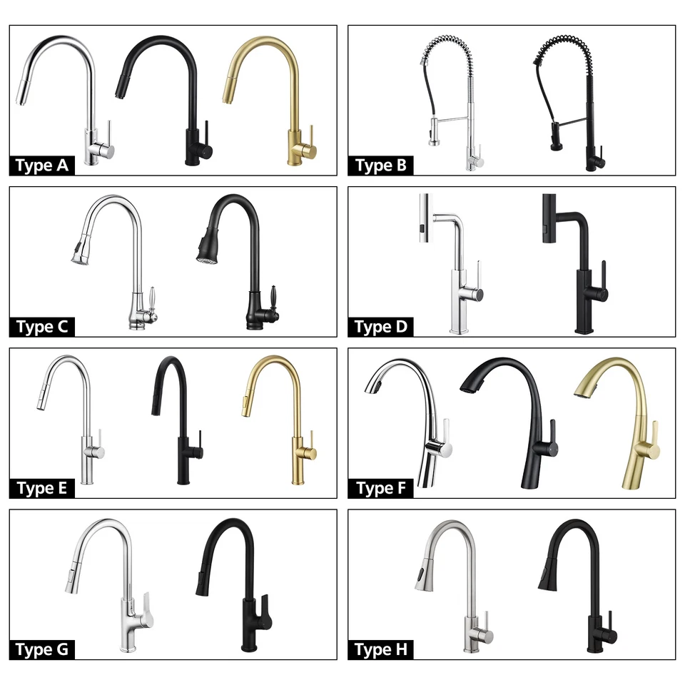 ACA Brass Kitchen Mixer Tap Pull Out 360° Swivel Spout Laundry Basin Faucet WELS - image 1 of 1