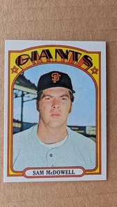 1972 Topps SAM McDOWELL Card #720 SAN FRANCISCO GIANTS - Picture 1 of 2