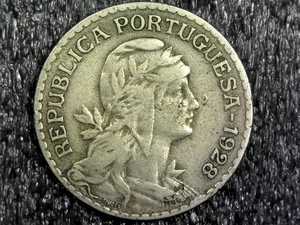 Portugal 1928 1 Escudo (Extranjero, Moneda Mundial (z698) - Imagen 1 de 2
