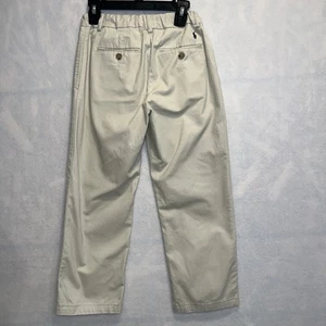 POLO RALPH LAUREN Boy's Straight Fit Flex Abrasion Twill Pant Basic Sand Size 12 - Picture 1 of 8