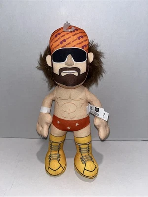 "Figura de peluche Bleacher Creatures WWE Macho Man Randy Savage 10"" etiquetas 2021" Foto 1 de 4