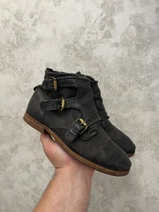 A.S.98 Airstep Combat Damen Stiefeletten mit Schnallenmuster US8,5 - Bild 1 von 13