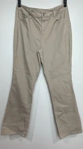 Maßgeschneiderte Damenhose Gr. 12 Stretch khaki hellbraun Freizeit Chino gebraucht guter Zustand - Bild 1 von 16