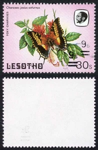 LESOTHO SG722ab 1986-88 9er auf 30er Jahre FEHLERZUSCHLAG DOPPELT U/M SELTEN Unpreisig von SG - Bild 1 von 1