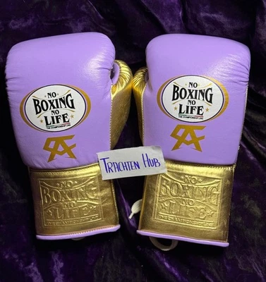 Guantes de Boxeo Canelo Personalizados Hechos a Mano Sin Boxeo Sin Vida | Sin Ganar | NUEVO Foto 1 de 4