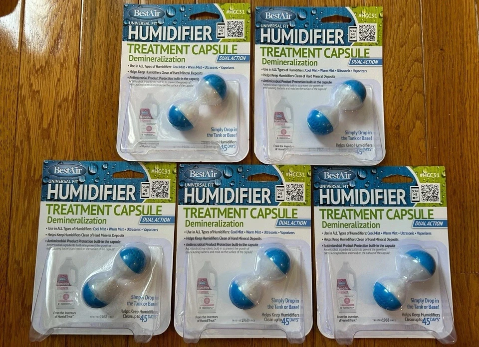 BestAir Humidifier Water Treatment Demineralization Capsule HCC31