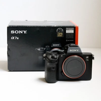 Sony Alpha A7 III 24.2 MP Mirrorless Camera - Black (Body Only) - Image 1 of 4