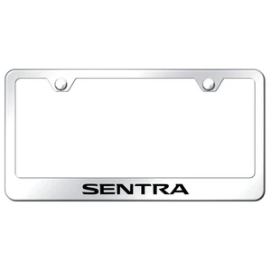 Stainless Steel License Plate Frame - Officially Licensed for Nissan Sentra - Picture 1 of 3