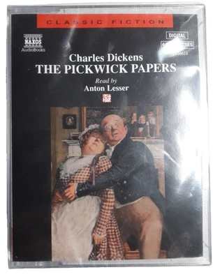 CHARLES DICKENS : THE PICKWICK PAPERS (AUDIO CASSETTE) ANTON LESSER NEW & SEALED